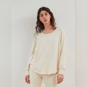 WOL HIDE Scoop Neck Thermal - Natural Size Medium